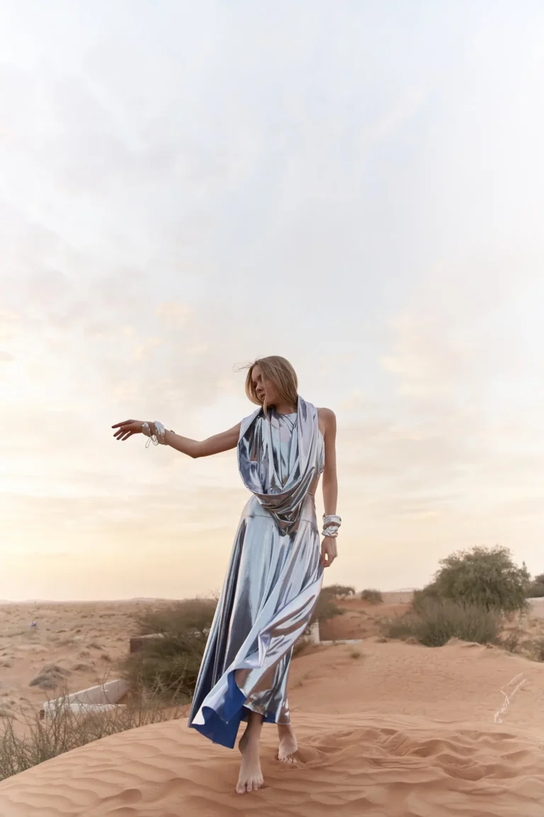 Desert Future — Portrait editorial by Anastasia Belousova for VOUS Magazine