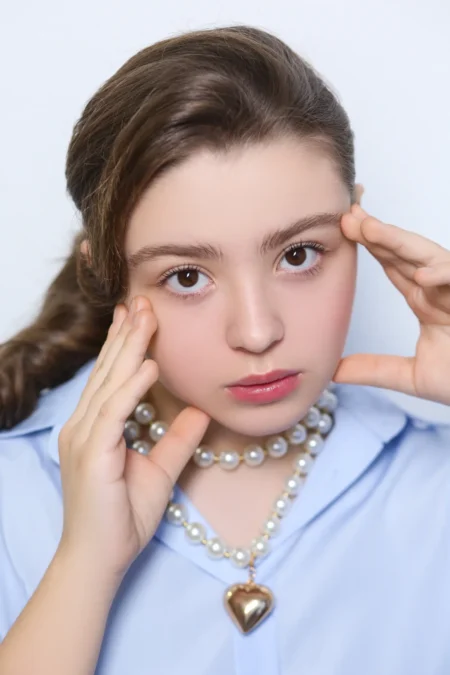 Model Zhenya — Teen editorial by Varvara for VOUS Magazine