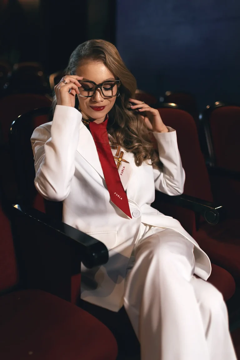 In the theater — Fashion editorial by Christina Lukianova for VOUS Magazine