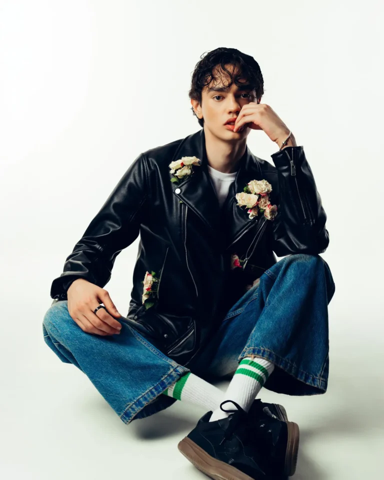 Flower Boy — Portrait editorial by Luchana Hey for VOUS Magazine