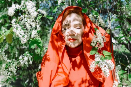 Red Spring — Fashion editorial by Bogachkina Liudmila for VOUS Magazine