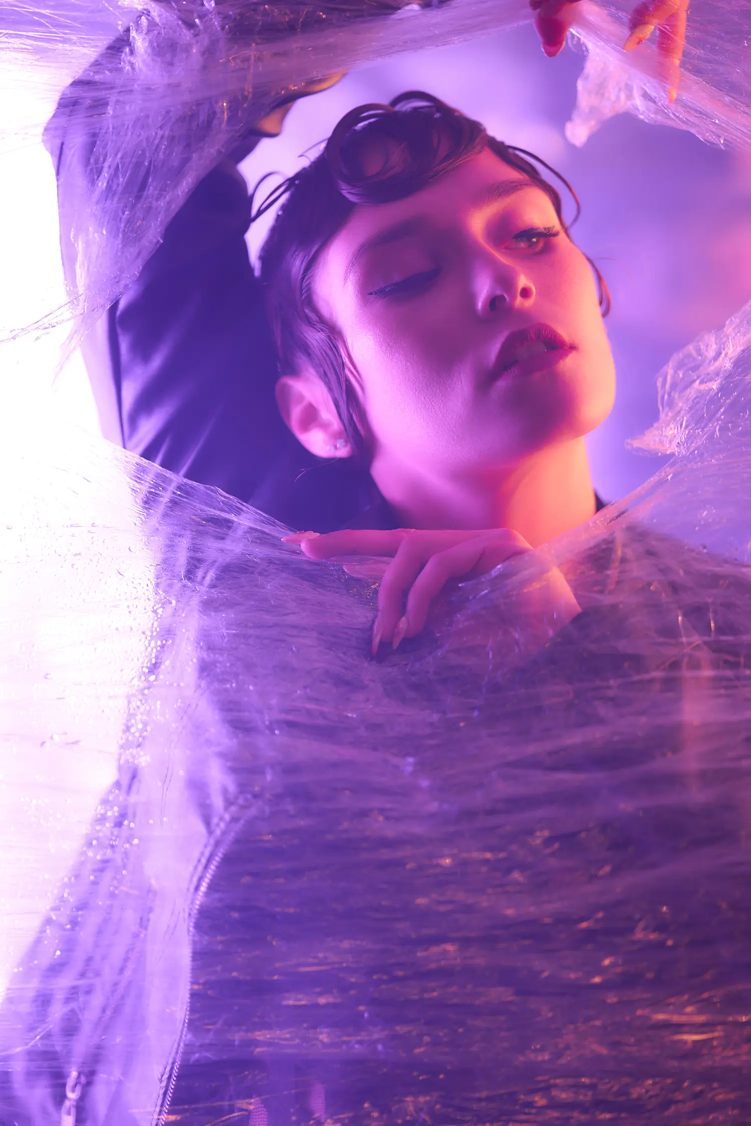 Wrapped in Light — Portrait editorial by Noun Photography - Greg Snider for VOUS Magazine