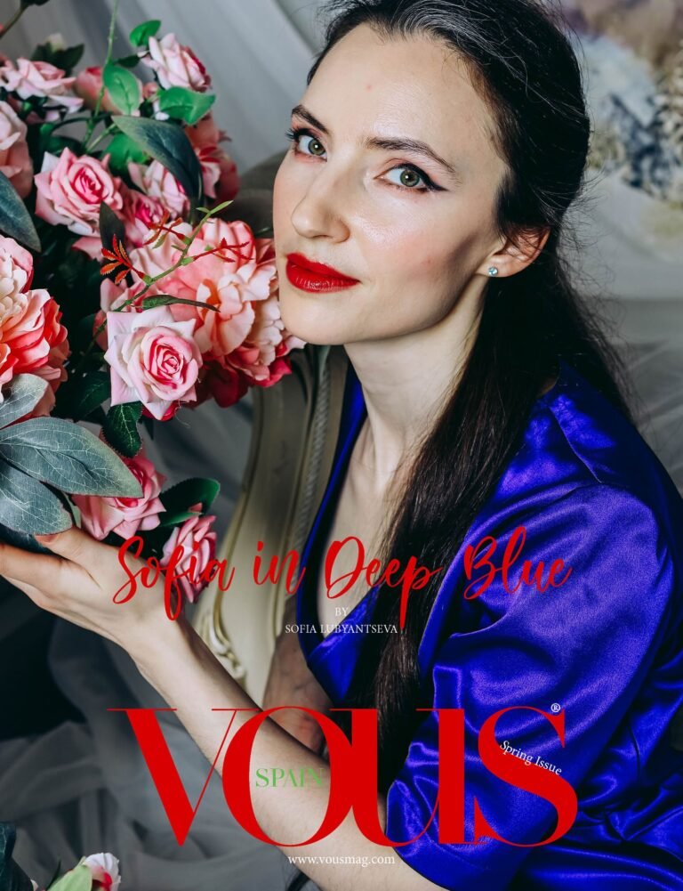 Sofia in Deep Blue — VOUS Magazine · The June Fashion Edition · Vol.5 · 2025