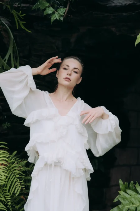 Ethereal Bloom — Portrait editorial by Justyna Kolodziej for VOUS Magazine