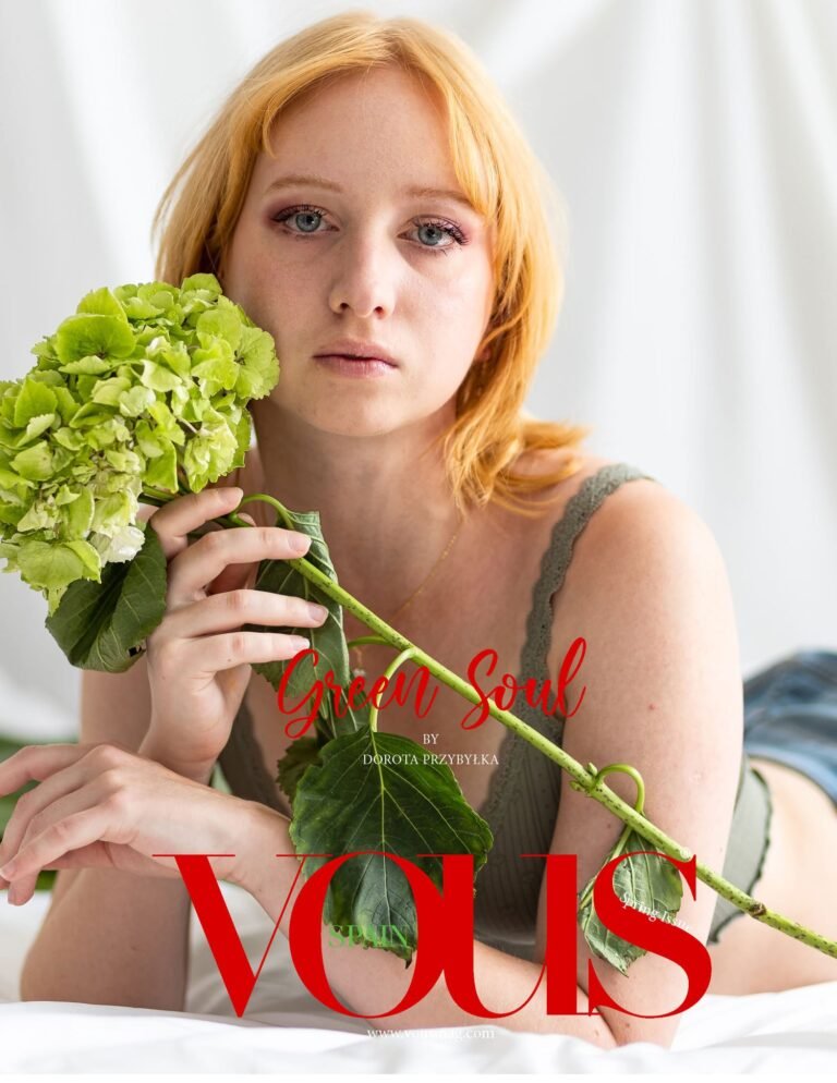 "Green Soul" — VOUS Magazine · The July Portrait Edition · Vol.1 · 2025