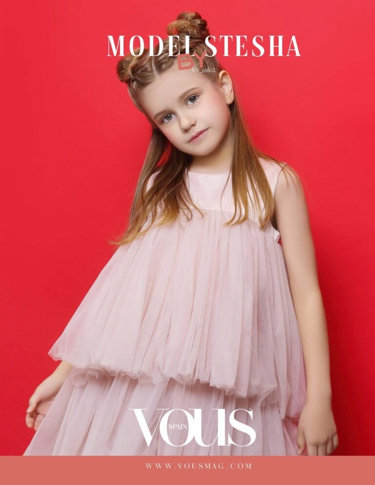Model Stesha — VOUS Magazine · The August Teen Edition · Vol.5 · 2025