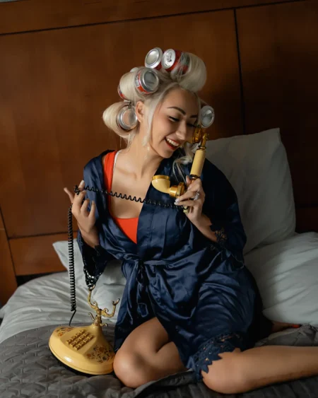 One Call Away — Portrait editorial by Heidi Jackson for VOUS Magazine