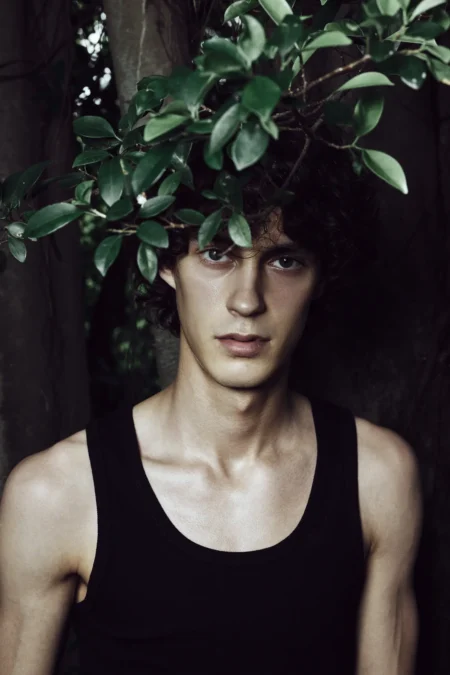 Portrait of Egor — Teen editorial by WangXiang for VOUS Magazine