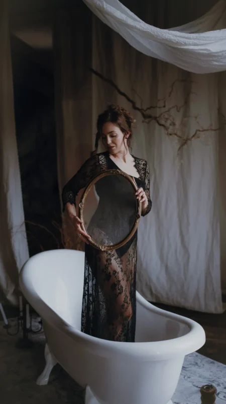 Reflections Within — Fashion editorial by Galina Krouli for VOUS Magazine
