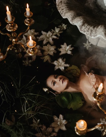 Fountain of the Nymphs — Portrait editorial by Vera Shvartsburg for VOUS Magazine
