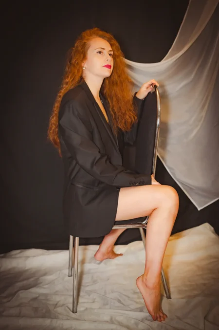 I will be your fire — Portrait editorial by Zinovieva Svitlana for VOUS Magazine