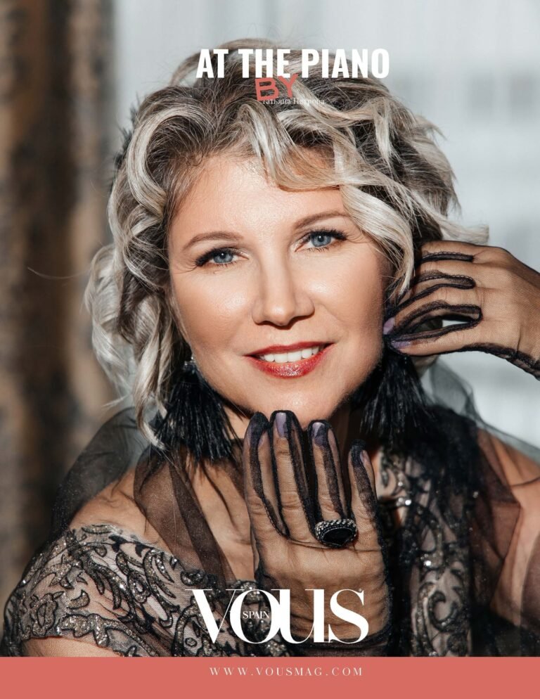 At the piano — VOUS Magazine · The December Fashion Edition · Vol.6 · 2025