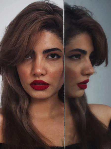 Double Vision — Portrait editorial by Tabassom Ebrahimi for VOUS Magazine