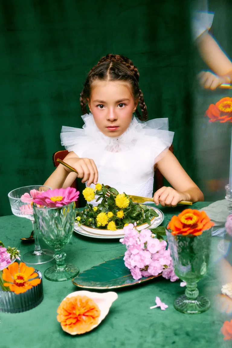 Floral brunch — Teen editorial by Artem Motelika for VOUS Magazine