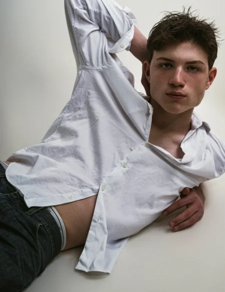 Blond Cowlick — Teen editorial by Marcos Yacob for VOUS Magazine