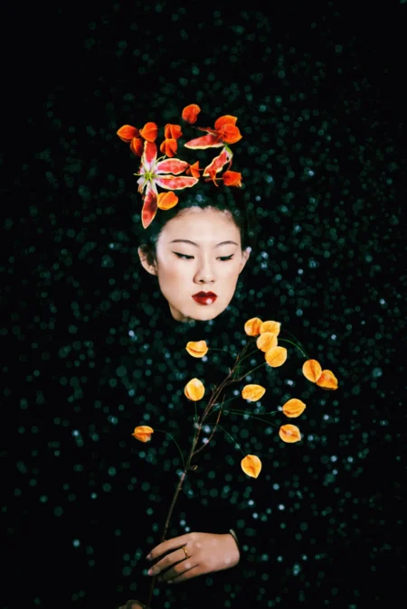 Newly bloomed flowers — Beauty editorial by 王梓阳 for VOUS Magazine