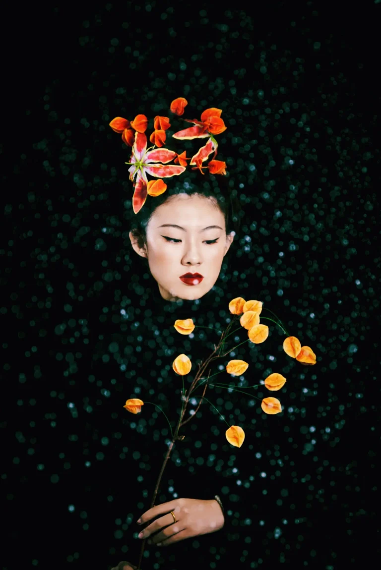 Newly bloomed flowers — Beauty editorial by 王梓阳 for VOUS Magazine