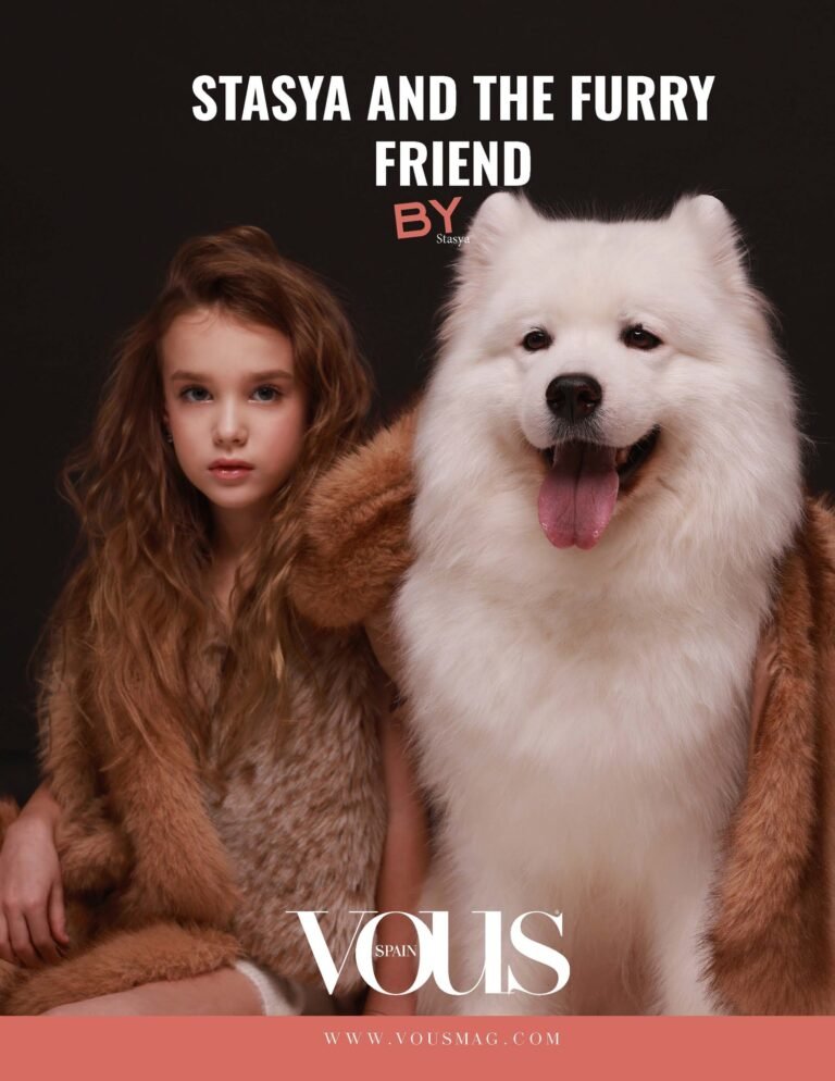 Stasya and the Furry Friend — VOUS Magazine · The February Teen Edition · Vol.7 · 2026