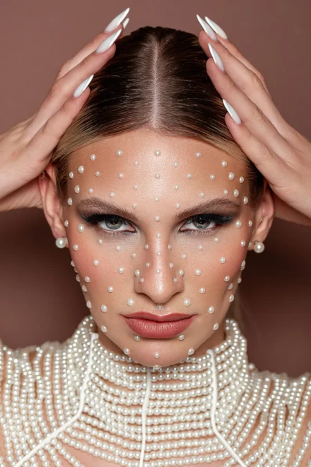 Skin & Pearls — Beauty editorial by Sujata Photography - Theresa Sujata Senti for VOUS Magazine