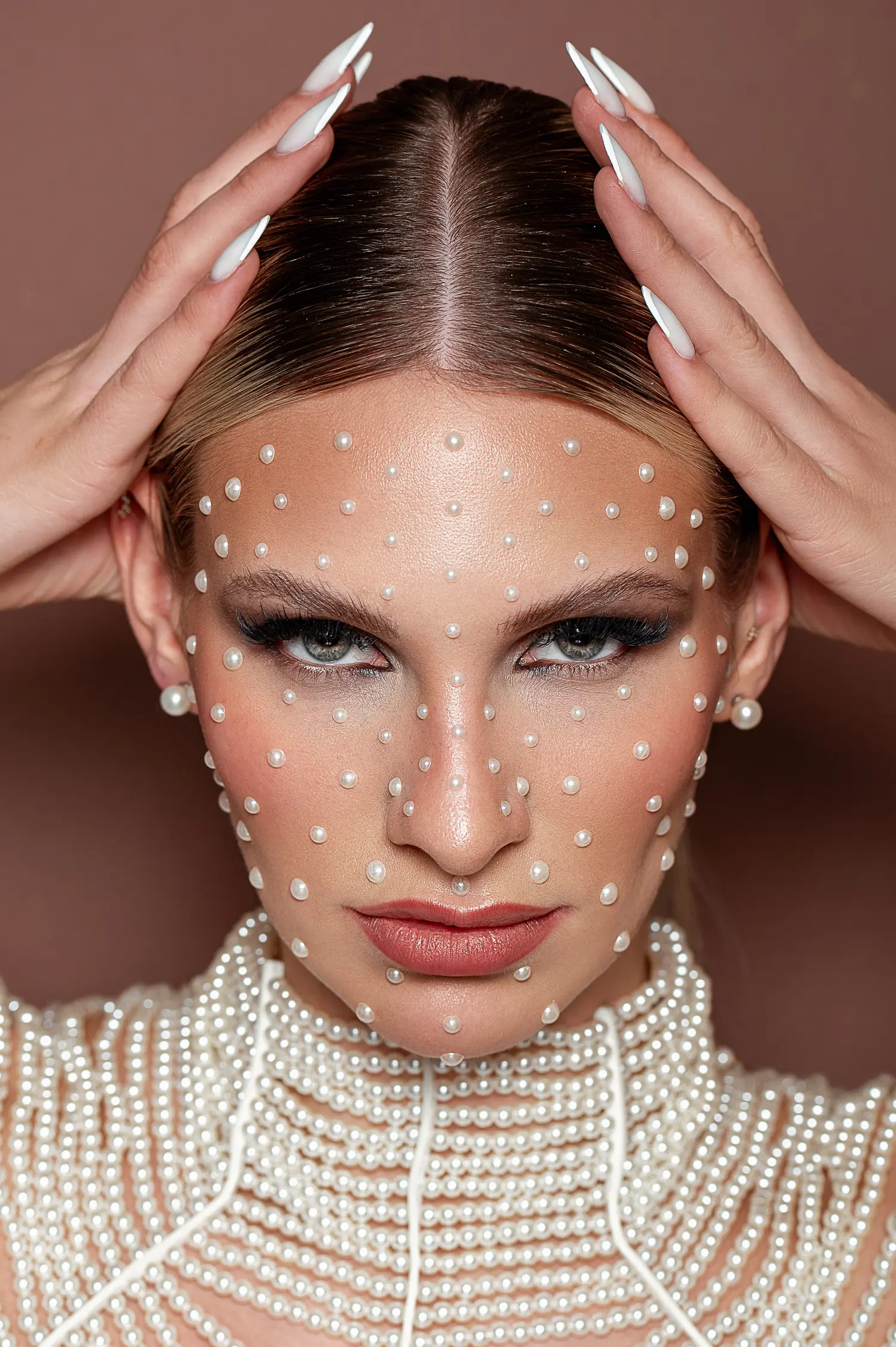 Skin & Pearls — Beauty editorial by Sujata Photography - Theresa Sujata Senti for VOUS Magazine