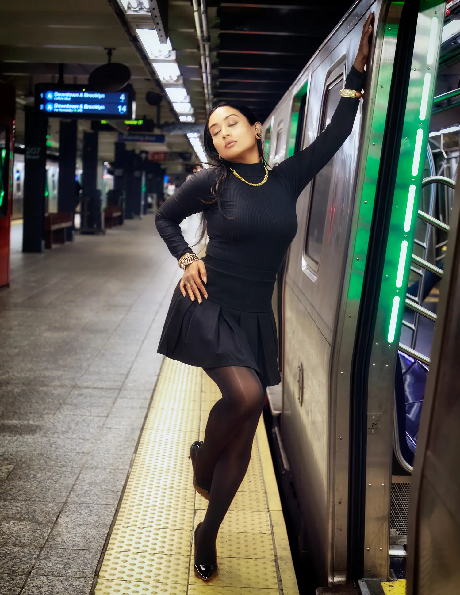Midnight on the Local — Street editorial by Traci Anderson for VOUS Magazine