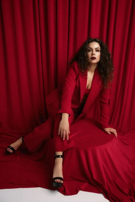 Red Bloom — Fashion editorial by Dorota Hładka for VOUS Magazine