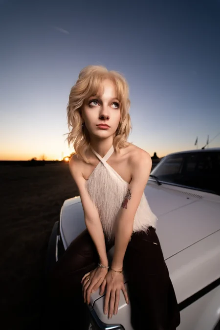 Fashion sunset — Fashion editorial by Green Graphy for VOUS Magazine