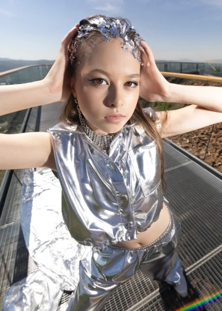 Metallic Muse — Teen editorial by Anastasia Pivovarova for VOUS Magazine