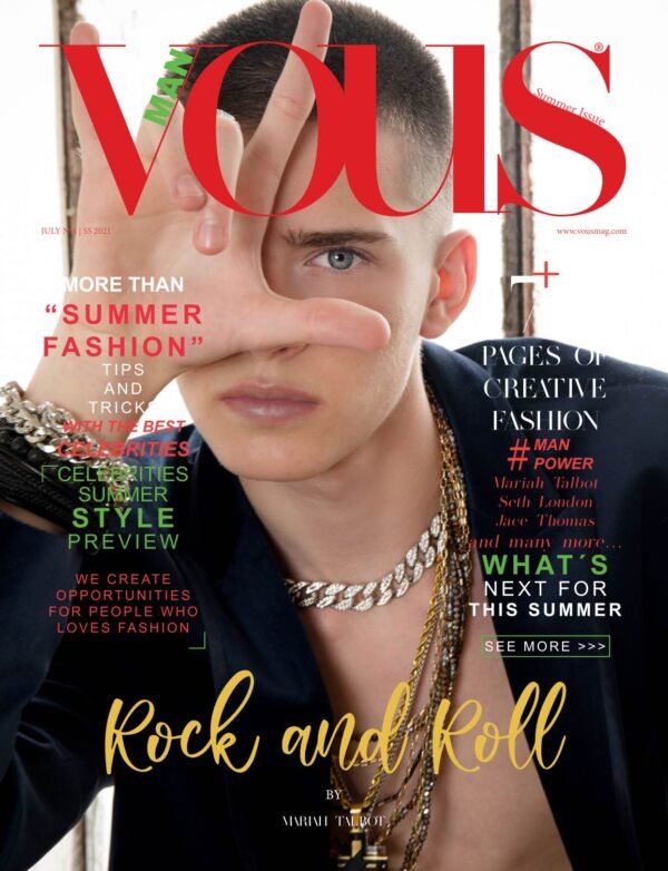 VOUS Magazine · The Man Edition · Vol.4 · July 2021 cover