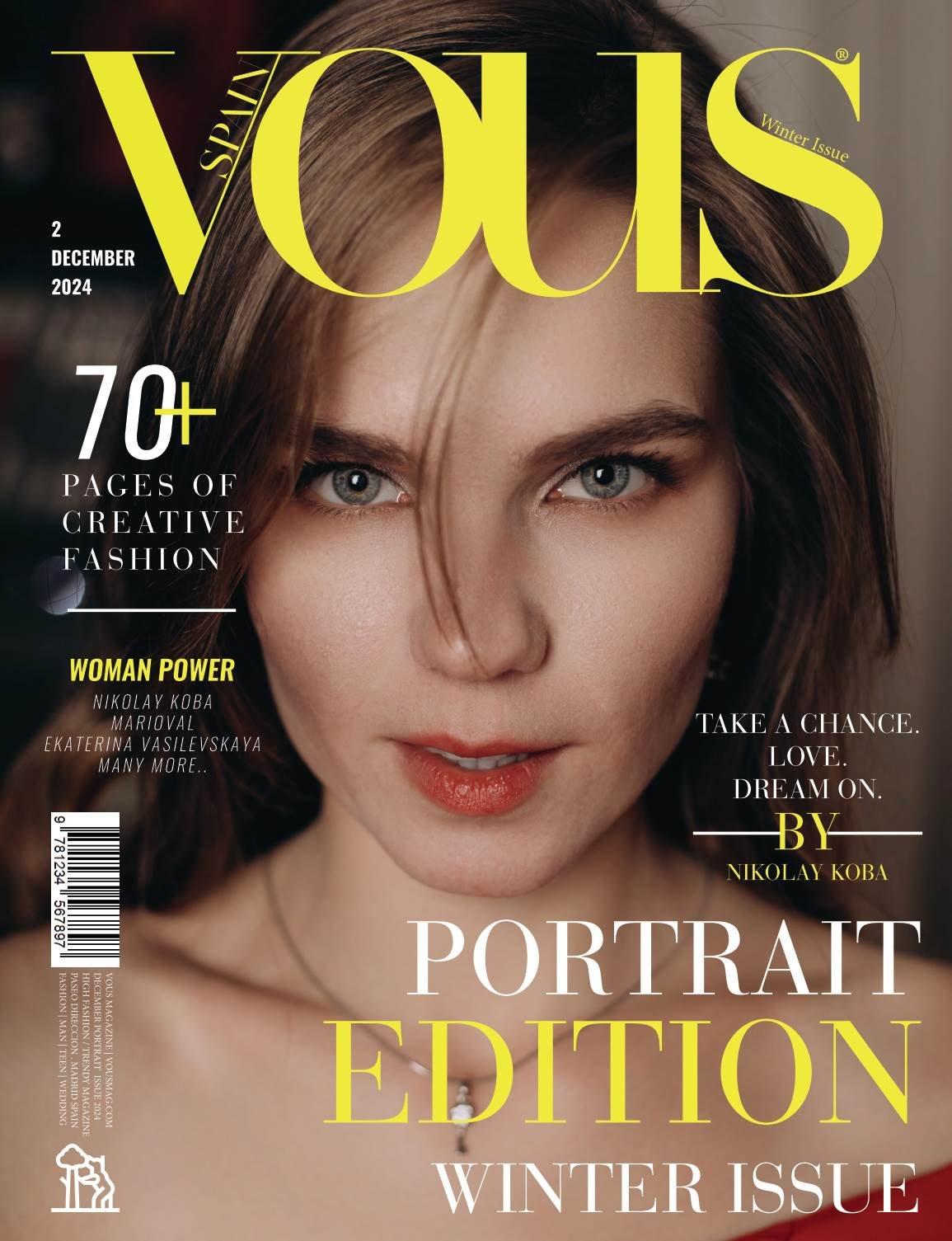 VOUS Magazine · The December Portrait Edition · Vol.2 · 2024