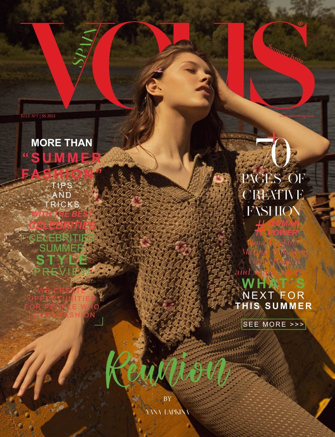 VOUS Magazine · The July Fashion & Beauty Edition · Vol.7 · 2021