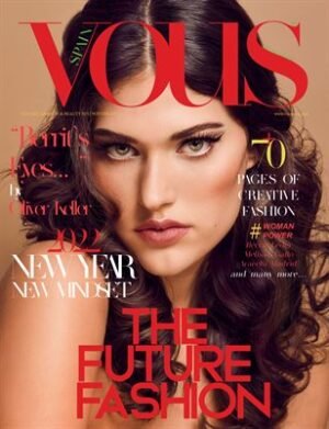 VOUS Magazine | The January Fashion & Beauty Edition | Vol.3 | 2022 cover