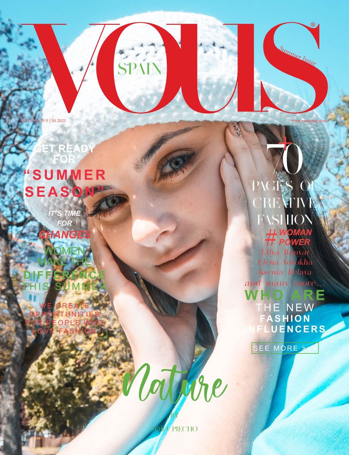 VOUS Magazine · The August Fashion & Beauty Edition · Vol.5 · 2021
