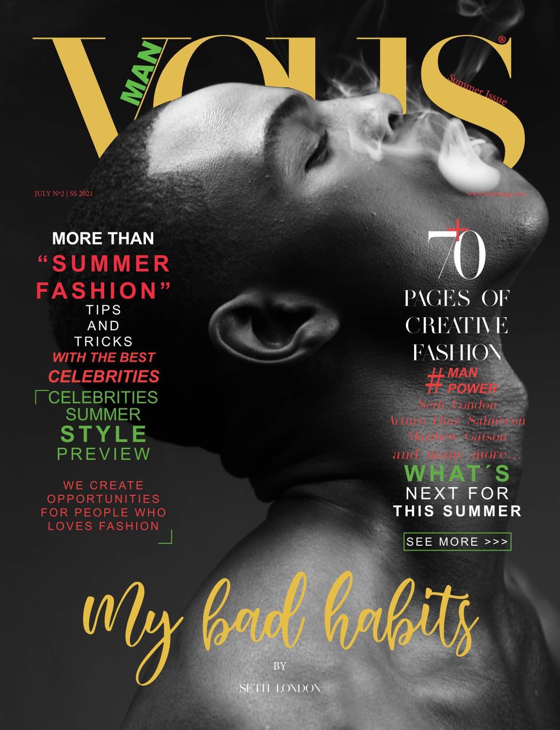 VOUS Magazine · The Man Edition · Vol.2 · July 2021