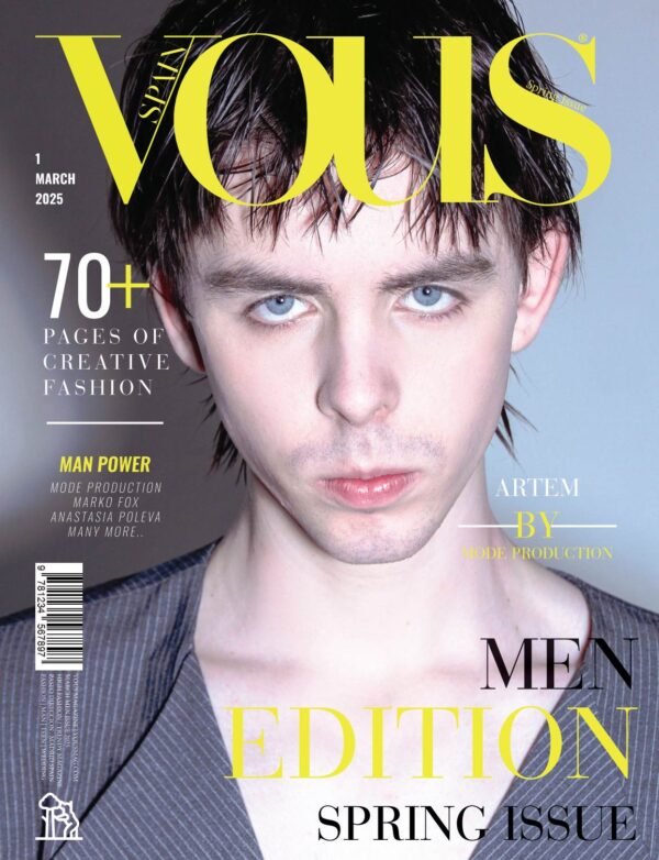 VOUS Magazine · The March Men Edition · Vol.1 · 2025 cover