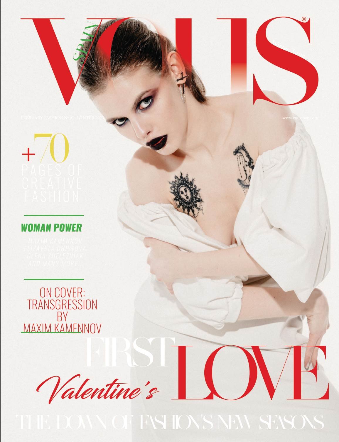 VOUS Magazine | The February Fashion & Beauty Edition | Vol.10 | 2023 cover