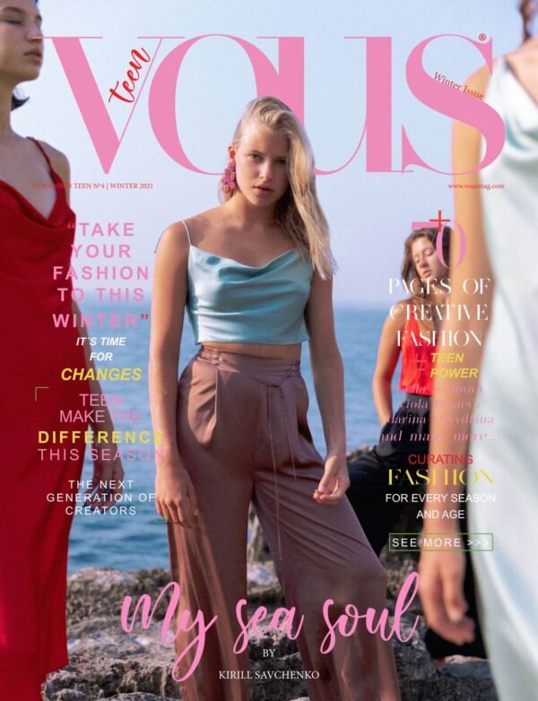 VOUS Magazine · The November Teen Edition · Vol.4 · 2021 cover