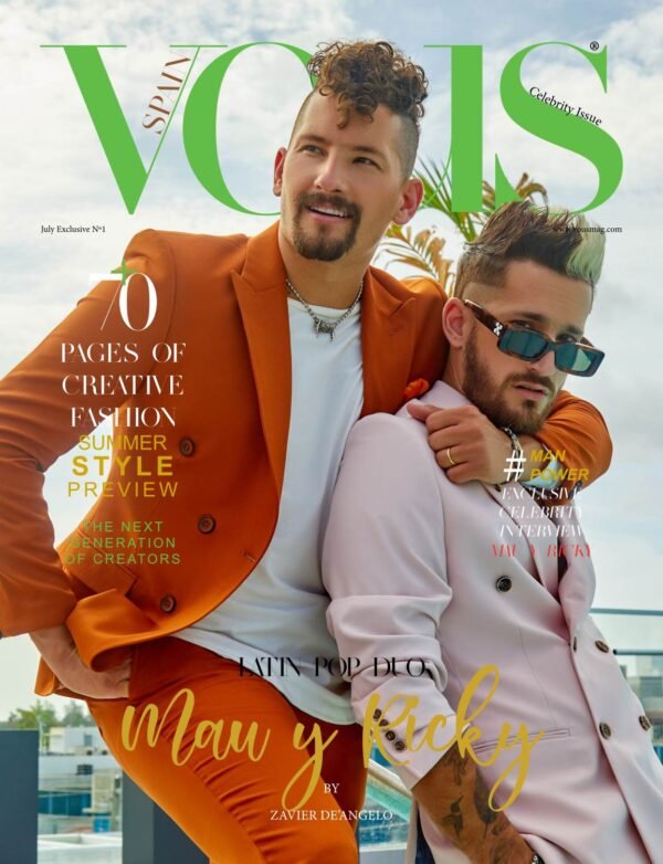 VOUS Magazine · The Fashion & Beauty Celebrity Edition · MAU Y RICKY · Vol.1 · July 2021 cover
