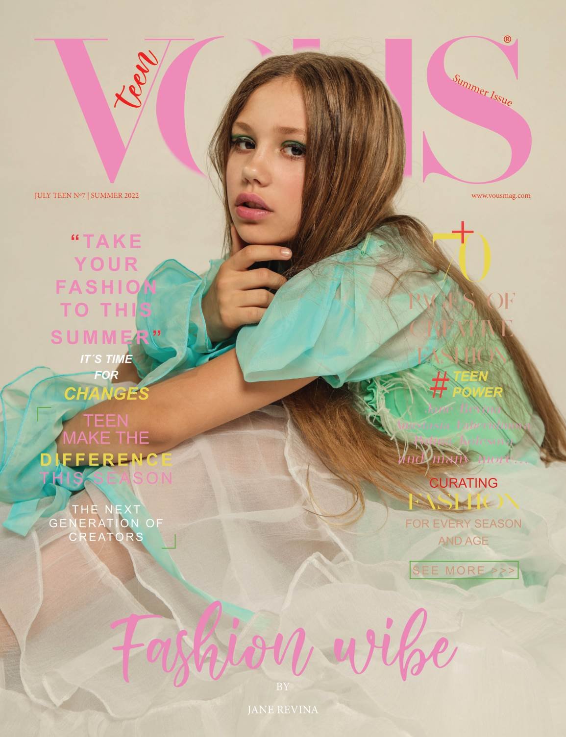 VOUS Magazine · The July Teen Edition · Vol.7 · 2022