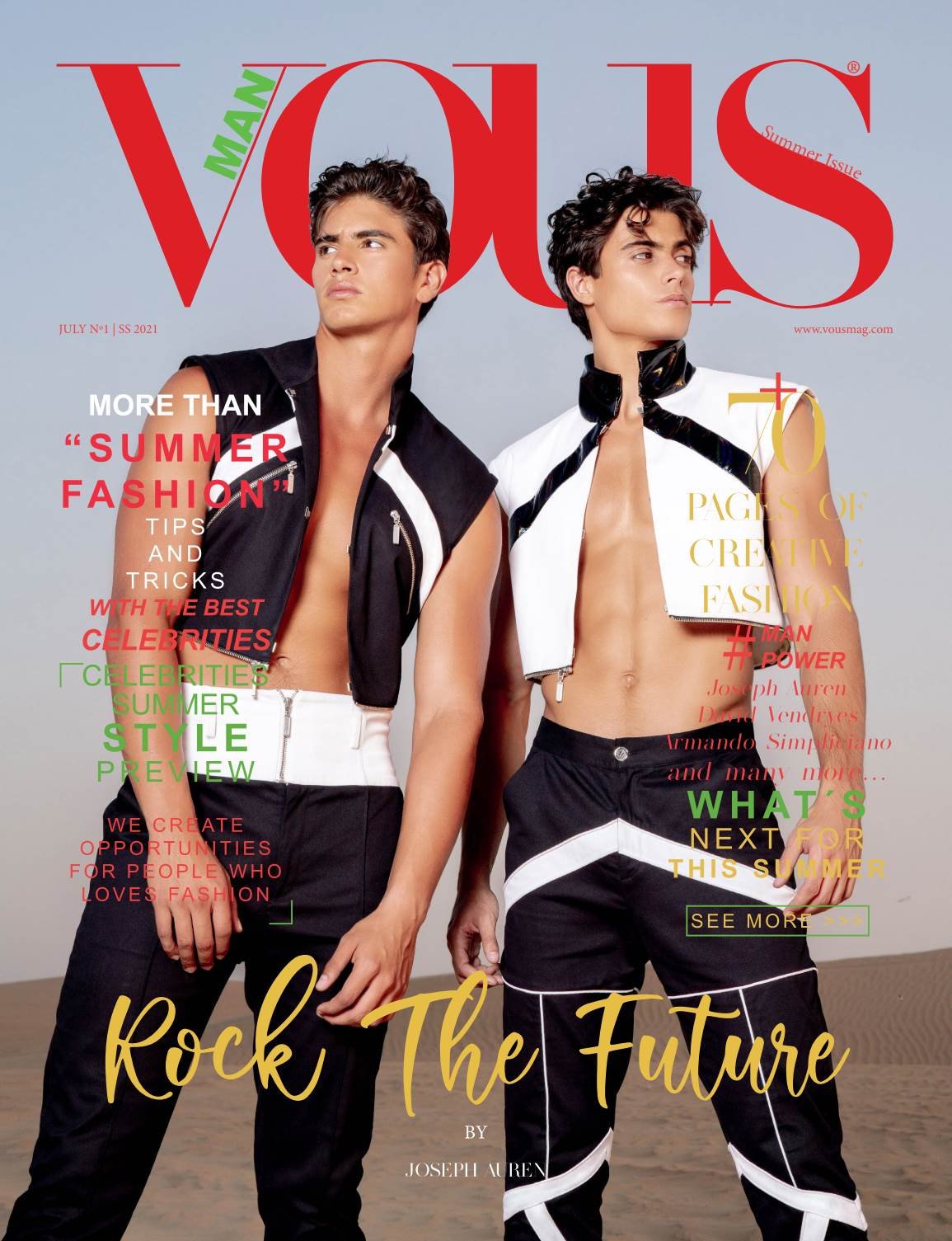 VOUS Magazine · The Man Edition · Vol.1 · July 2021