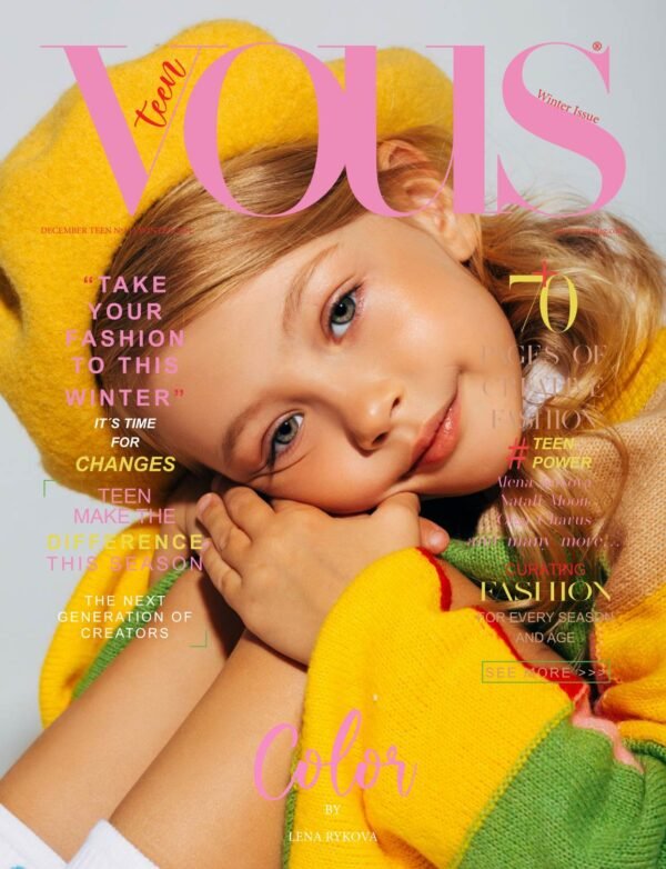 VOUS Magazine · The December Teen Edition · Vol.14 · 2021 cover