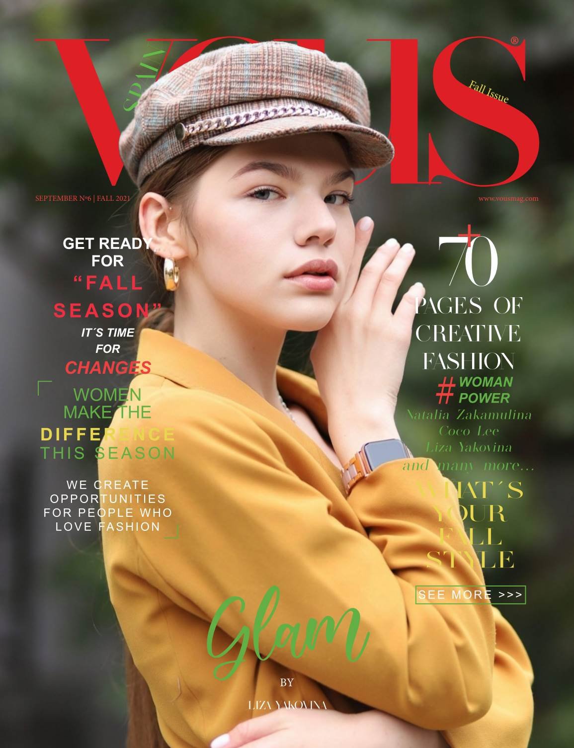 VOUS Magazine · The September Fashion & Beauty Edition · Vol.6 · 2021