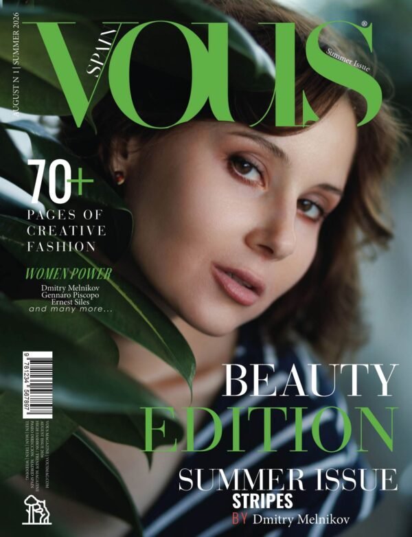 VOUS Magazine · The August Beauty Edition · Vol.1 · 2026 cover