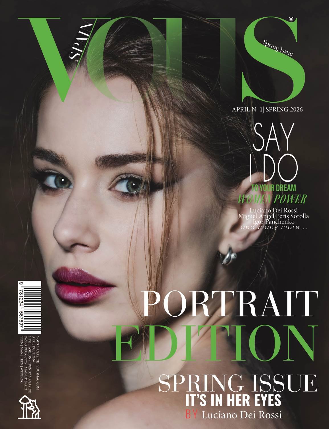 VOUS Magazine · The April Portrait Edition · Vol.1 · 2026