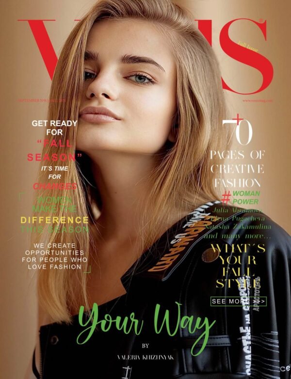 VOUS Magazine · The September Fashion & Beauty Edition · Vol.8 · 2021 cover