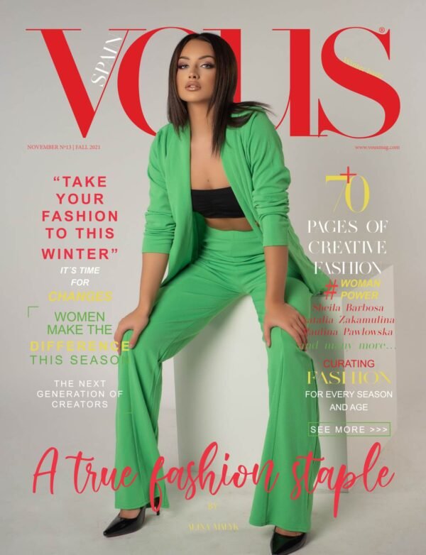 VOUS Magazine · The November Fashion & Beauty Edition · Vol.13 · 2021 cover