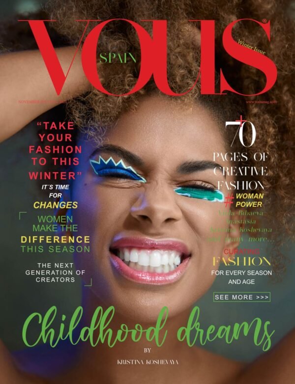 VOUS Magazine · The November Fashion & Beauty Edition · Vol.1 · 2021 cover