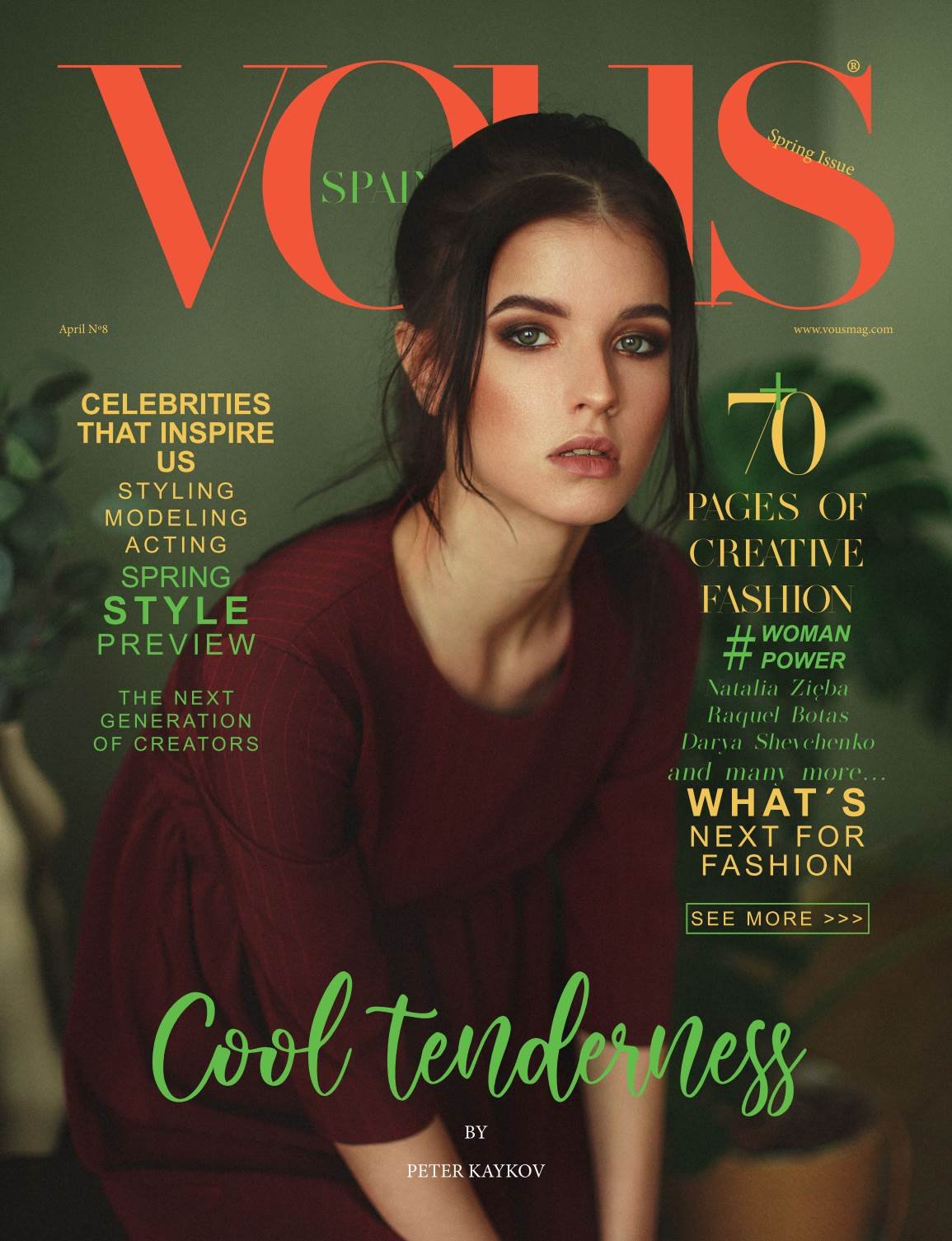 VOUS Magazine · The April Fashion & Beauty Edition · Vol.8 · 2021