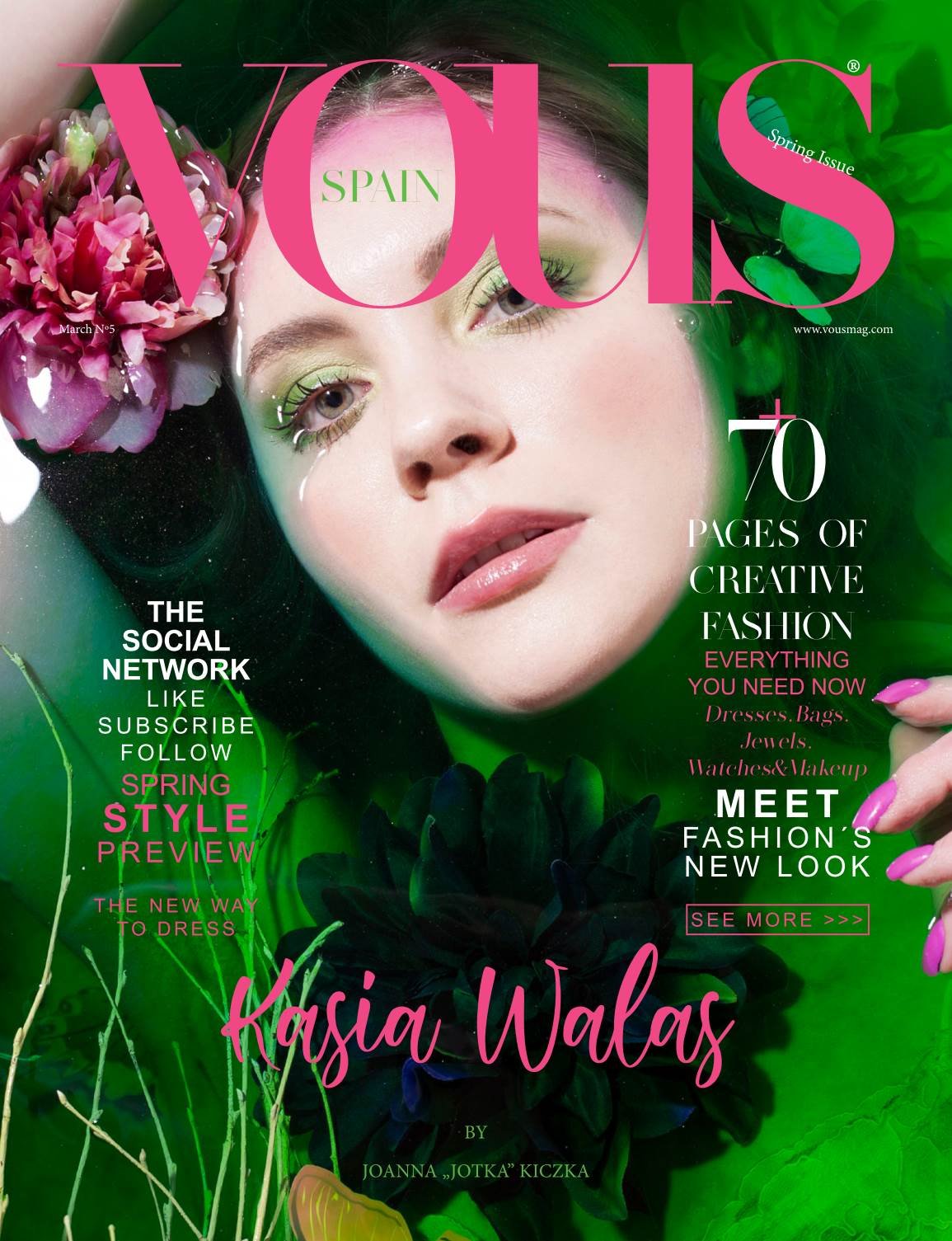 VOUS Magazine · The March Fashion & Beauty Edition · Vol.5 · 2021