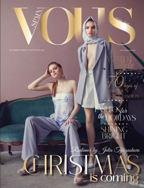 VOUS Magazine · The December Fashion & Beauty Edition · Vol.16 · 2022 cover